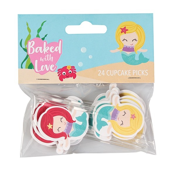 Cupcake Picks - Mermaid